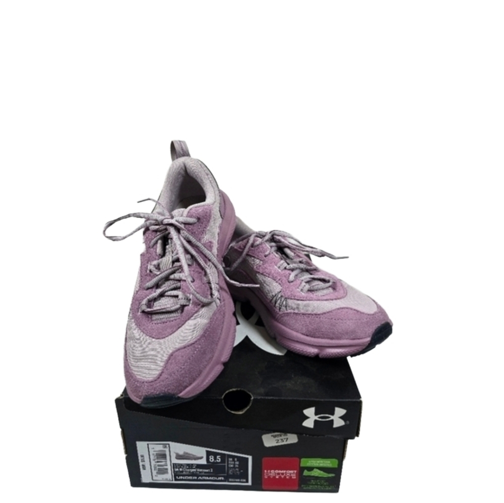 Under Armour Charged Verssert 2 Womens Running Shoes Purple Sz 8.5 NWT - Picture 2 of 8